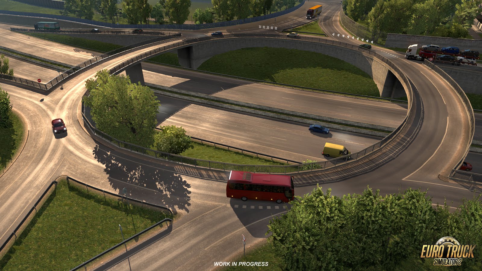 Euro Truck Simulator 2: улучшение и расширение дорожной сети
