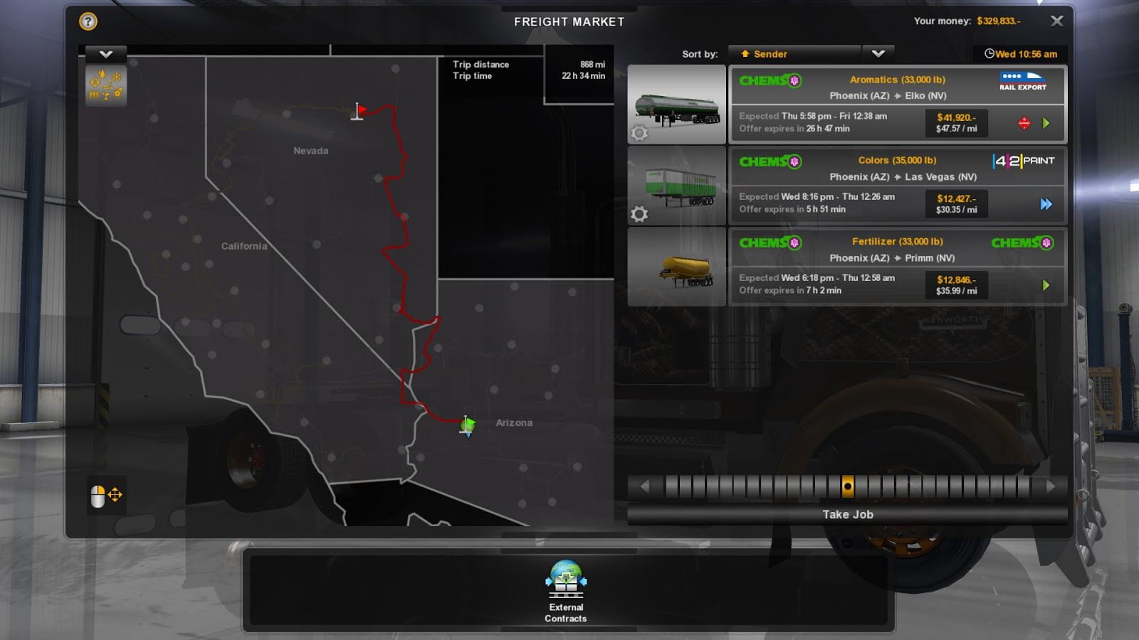 American Truck Simulator: обновление 1.4 (Открытый бета-тест)