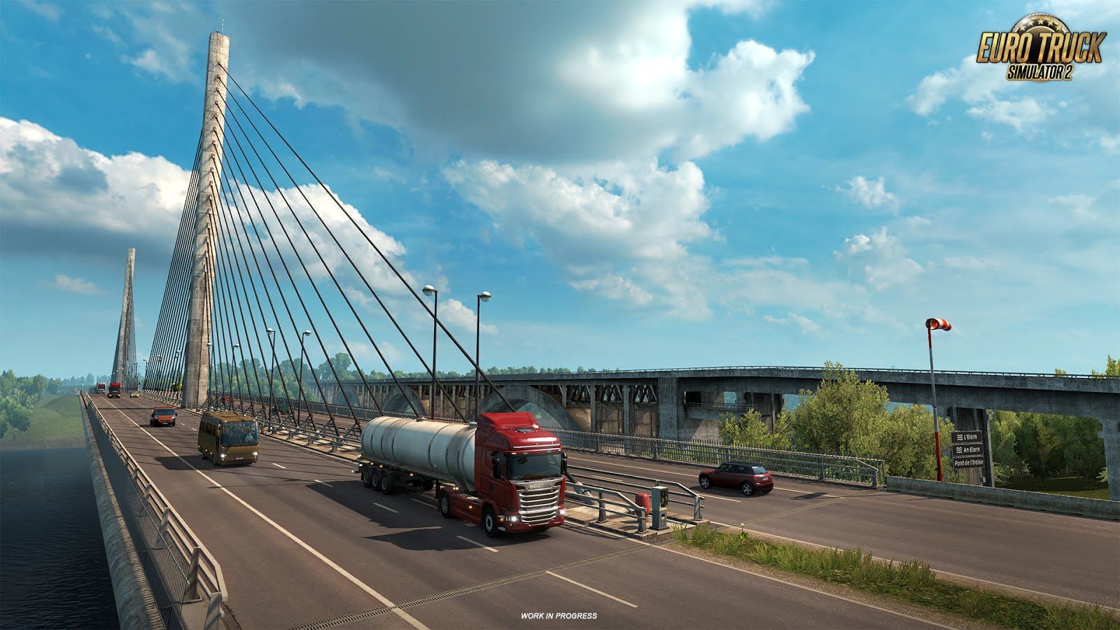 Euro Truck Simulator 2: мосты во Франции (Vive la France! DLC)