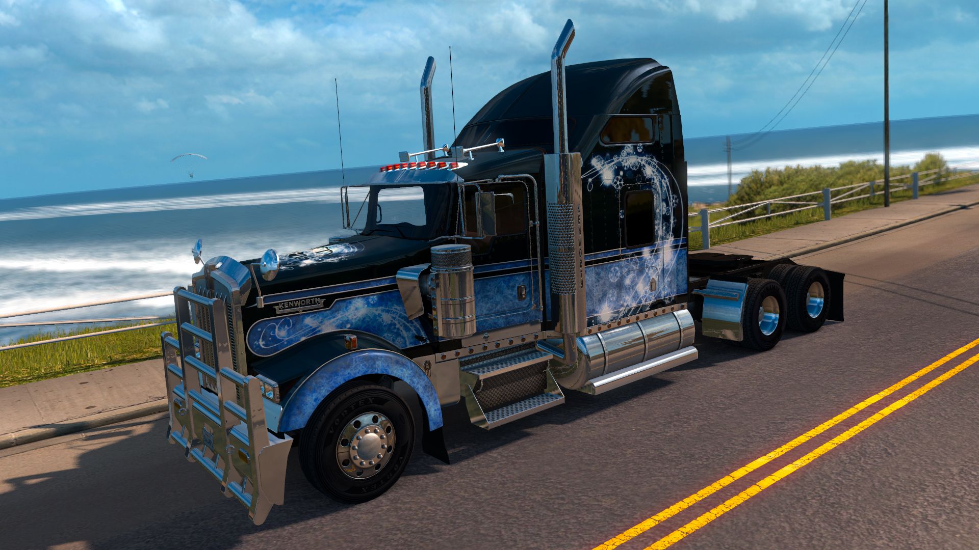 American Truck Simulator: вышло дополнение Christmas Paint Job Pack