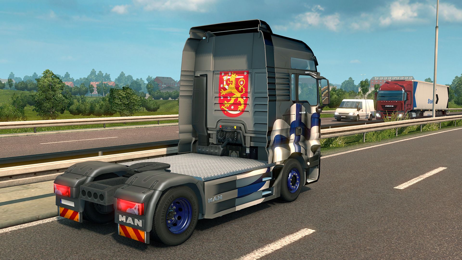 Euro Truck Simulator 2: релиз Belgian и Finnish Paint Jobs Pack