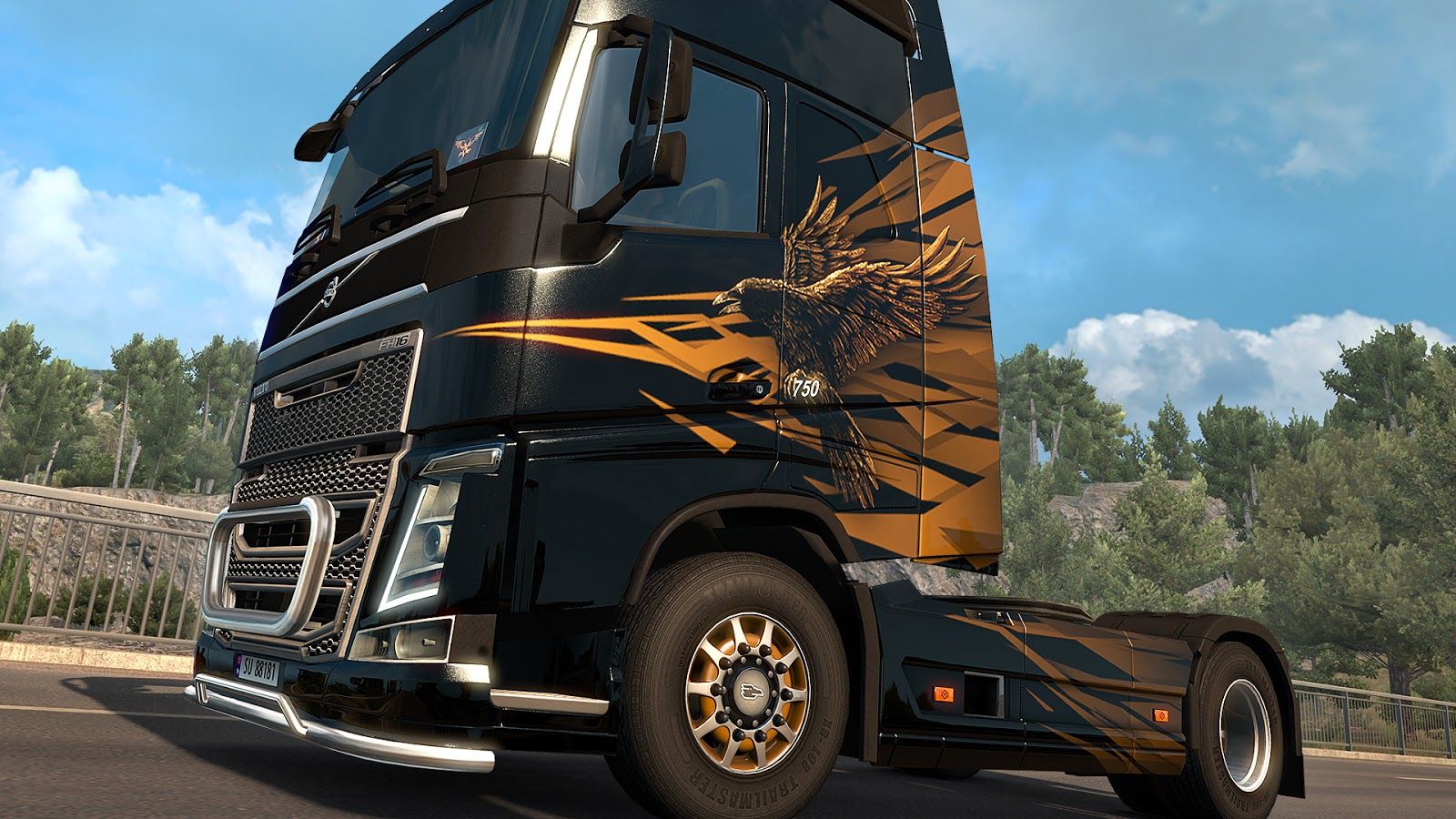 Euro Truck Simulator 2: обновление дополнения Raven Truck Design Pack