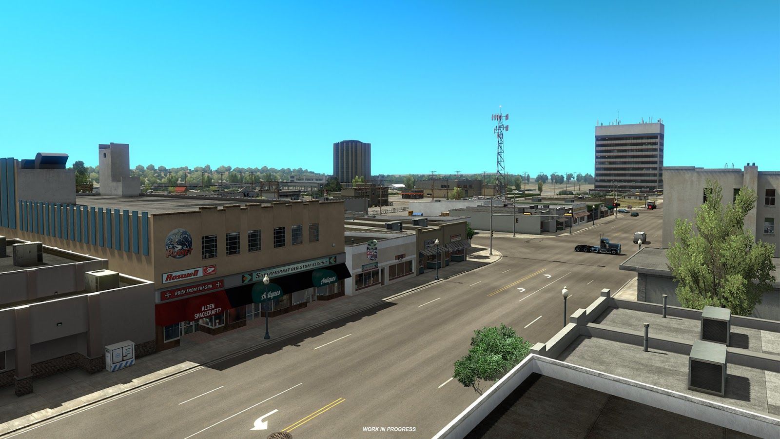 American Truck Simulator: New Mexico - Розуэлл