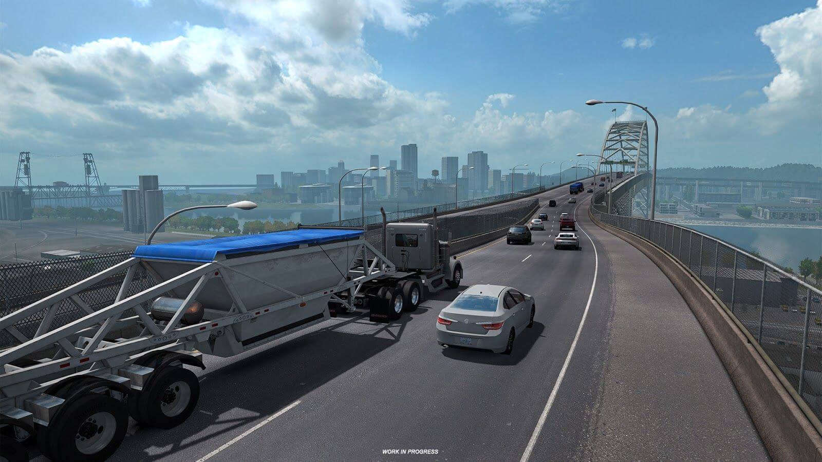 American Truck Simulator: Oregon DLC - город Портленд