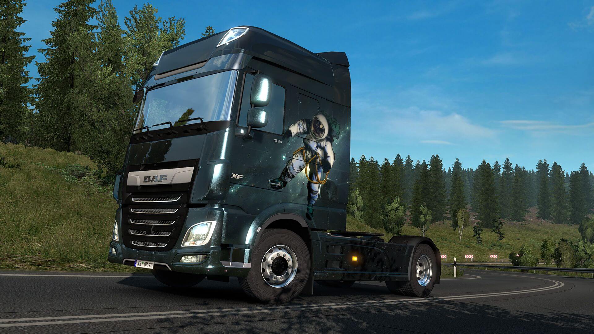 Euro Truck Simulator 2: вышло дополнение Space Paint Jobs Pack