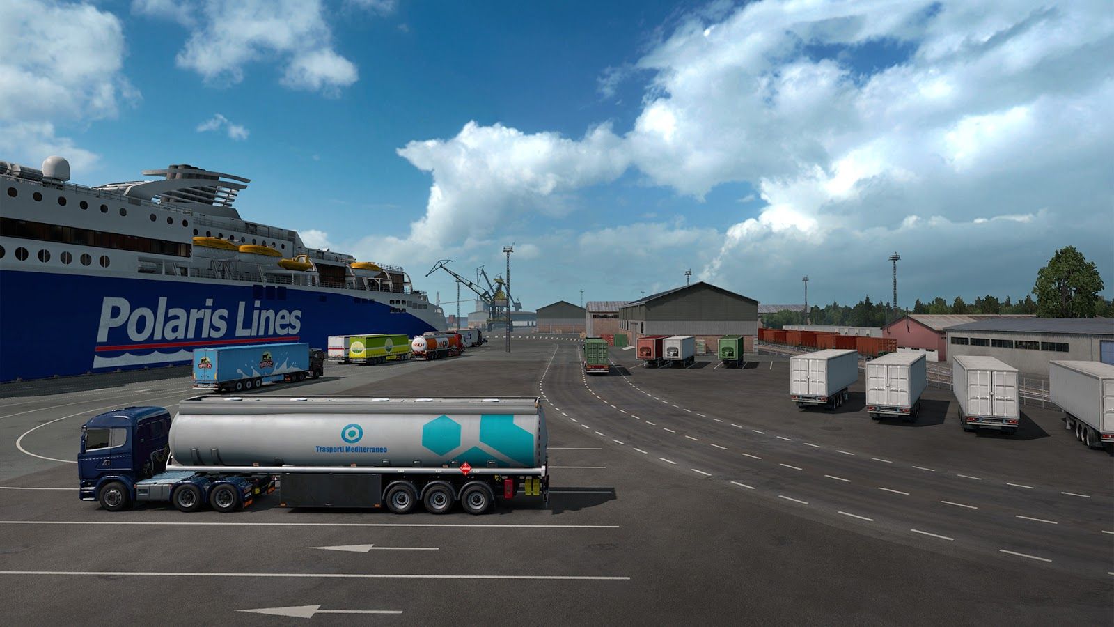 Euro Truck Simulator 2: Beyond the Baltic Sea – Портовые зоны