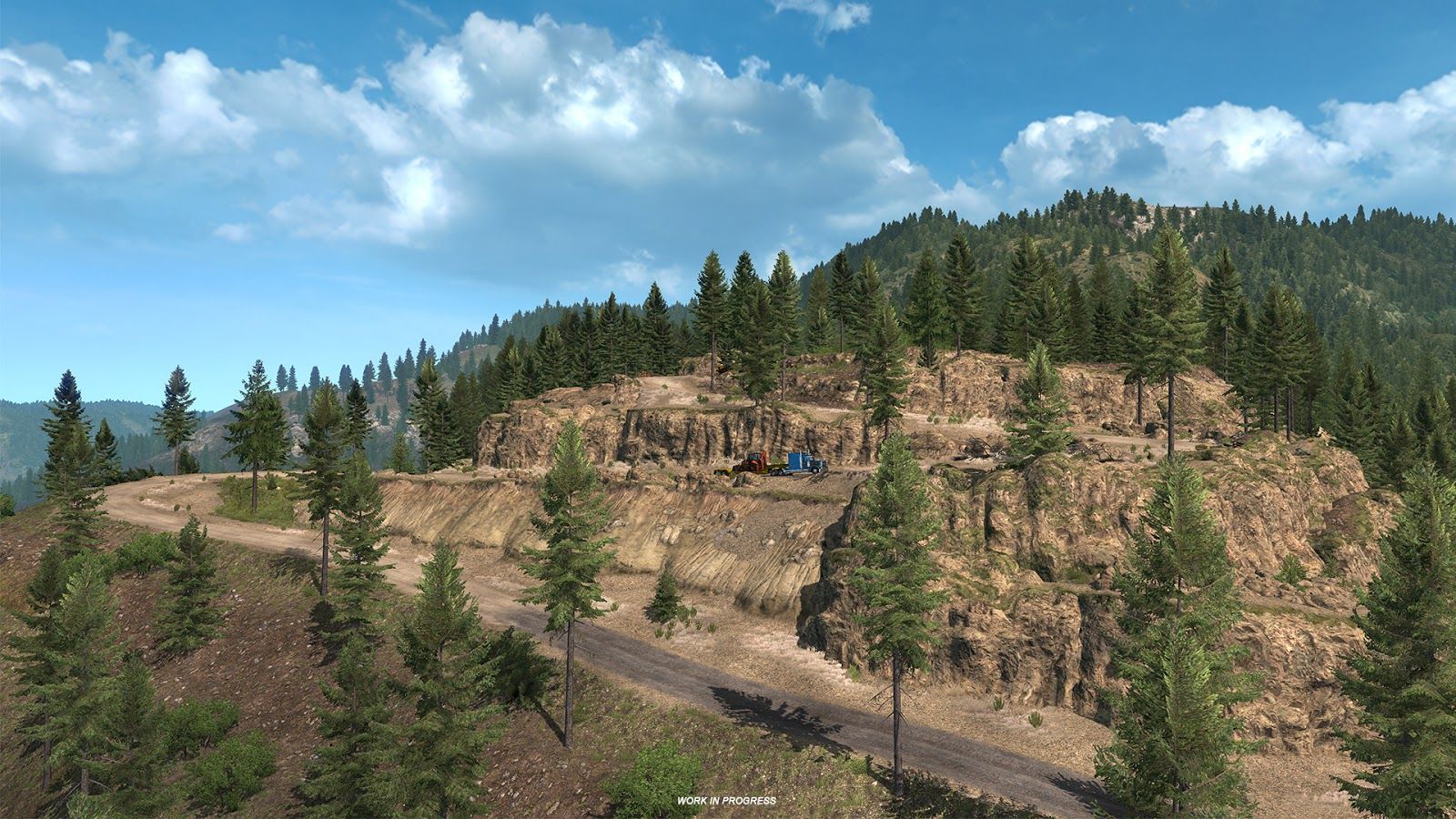 American Truck Simulator: Washington – дороги к лесозаготовительным точкам